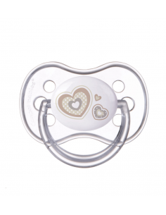 Canpol babies nyugtató cumi Newborn szilikon, szimmetrikus A 0-6hó bézs