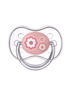Canpol babies nyugtató cumi Newborn szilikon, szimmetrikus B 6-18hó rózsaszín