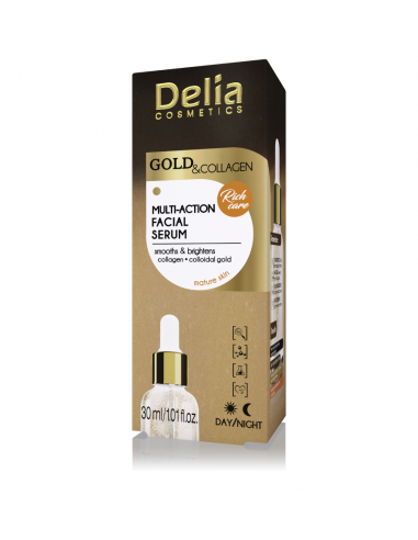 Delia GOLD & COLLAGEN multifunkcionális arcszérum 30 ml