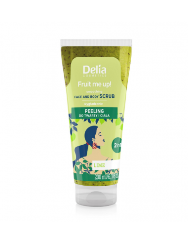 Delia Peeling arcra és testre 2 az 1ben Lime 200 ml