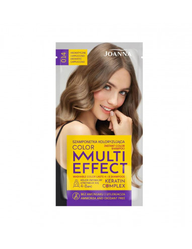 Multi Effect Color - hajszínező sampon - Aromatikus cappucino  (014)