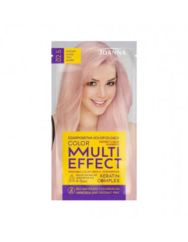 Multi Effect Color - hajszínező sampon - Rózsaszín szőke 2.5