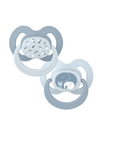Baby Nova Nyugtató cumi szilikon anatómiai A 0-6hó sterilizálódoboz 2db.