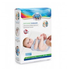 Canpol babies egyszeri használatos higiéniai alátét 90x60 cm - 10 db.