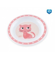 Canpol babies Műanyag tányérka Cute Animals 9hó+