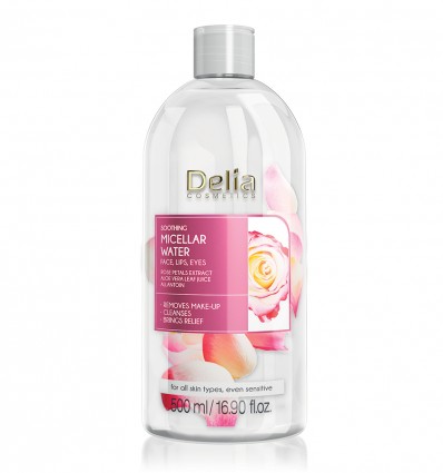 Delia Nyugtató micellás víz rózsa kivonattal 500 ml