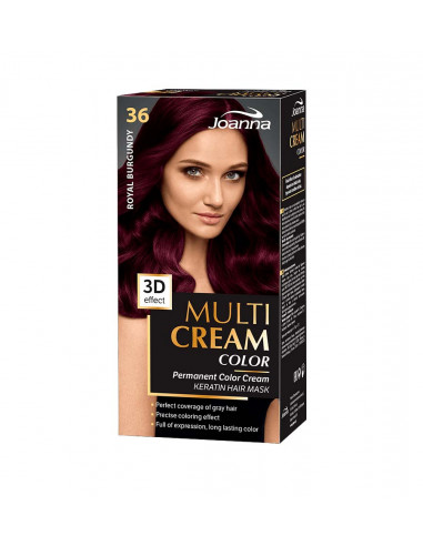 Joanna Multi Cream Color hajfesték - Bordó 036
