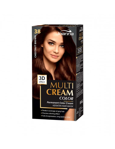 Joanna Multi Cream Color hajfesték - Gesztenyebarna 038