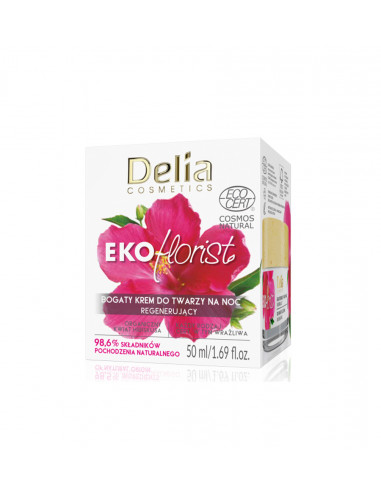 Delia EkoFlorist Gazdag éjszakai regeneráló bőrkrém 50 ml