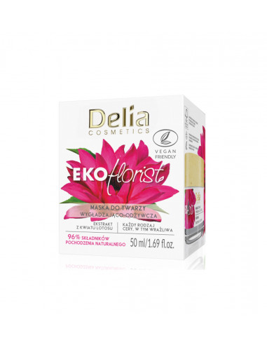 Delia EkoFlorist nyugtató és tápláló arcmaszk 50 ml