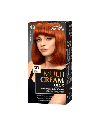 Multi Cream Color hajfesték - Tűzpiros 043