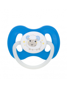 Canpol babies nyugtató cumi Bunny&Company kaucsuk gömbölyű A 0-6hó kék